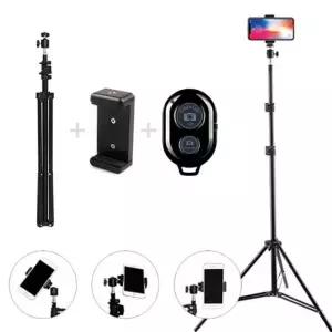 2미터 스탠알찬드 삼각대+파우치+거치대+리모콘 풀세트 2m