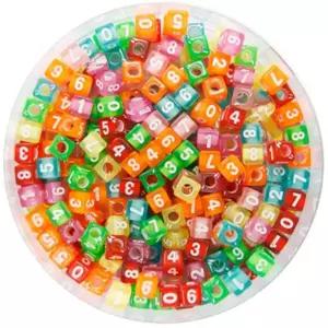 (다올)투명비즈숫자 58번 - 유치원 초등학교 만들기재료 어린이날선물