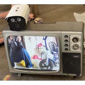 옛날tv 빈티지 티비 레몬 레트로 촬영소품 세트 감성 촬영
