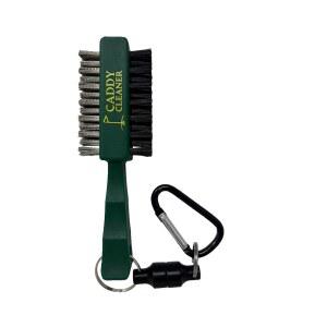 클린 스윙 미니 브러시 u2013 골프 클럽 클리너, 마그네틱 클립, 양면 | 남성용 액세서리, 최고의 선물 캐디 클리너