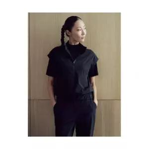 매장정품 빈폴 BEANPOLE GOLF 여성 라운드넥 베스트 블랙 BJ5942A415 660346