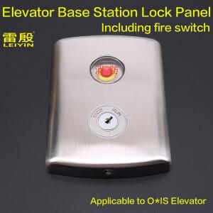 상자 스테인레스 스틸 패널 포함 1PCS O x IS 엘리베이터에 적용 가능 아웃바운드 기지국 잠금 화재 스위치