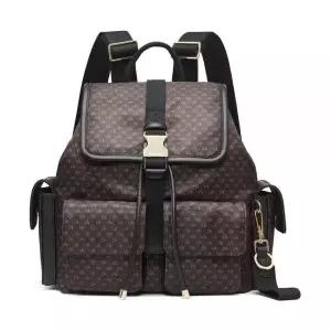 Calvin Klein 여성용 Elora 오거나이저 백팩, 브라운/카키/블랙, 원사이즈