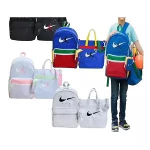 [매장정품] 플레이키즈프로(백) 나이키조던키즈 초등학생책가방세트 1-2학년 책가방+실내화주머니세트 입학