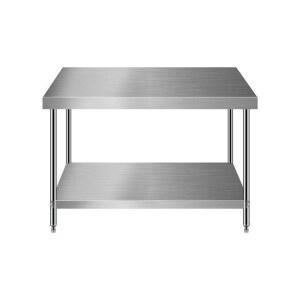 스텐 간이조리대 작업 베이킹 선반 작업대 120x40x80cm 키친 식당 렌지대