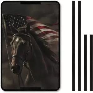 다리소코 아메리 플래그 말 RV 도어 창문 그늘막 커버 캠카 선쉐이드 프라이버시 린 덮개 26 x 7.3