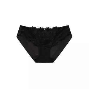 [매장정품] [원더브라]여성 플로럴 올레이스 햄팬티_블랙