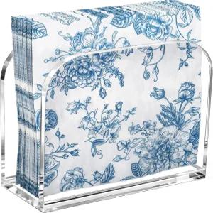 블용 코도리 U자형 릴 냅 홀더 투명 스틱 수직 주방용 모던 페이퍼 가정 호텔 레스토랑 바용 디너 블 트