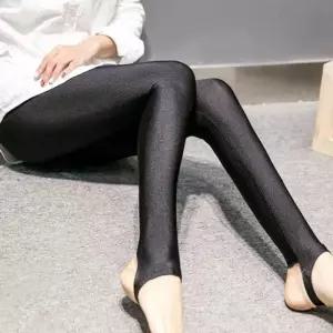 여성 하의 고리레깅스 융기모 광택 쫄바지 융털 lnX9+7RKW