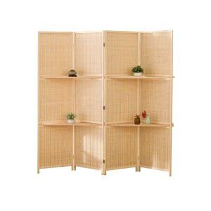 대나무 라탄 파티션 가림막 공간분리 원목 거실 칸막이 침실 가벽 접이식 인테리어 병풍