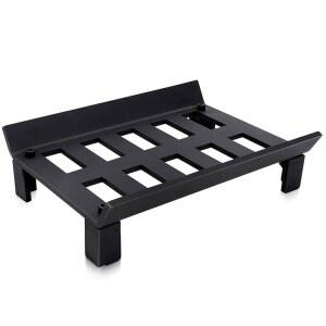 STBoo 벽난로 화격자 13인치 듀티 연철 통나무 난로 우드 불쏘시개 도구용 트레이 헤비 실외 실내 홀더 랙 스토브 굴뚝 장작