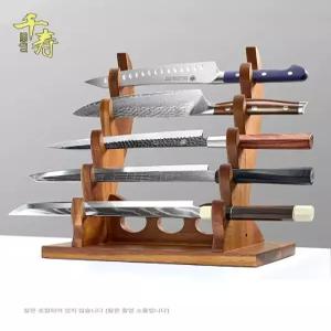 일식 칼 거치대 원목 일본식 5단 사시미 스시