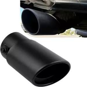 Ypoyney 스테인리스 스틸 자동차 배기 팁 2.75-3 조절 가능한 테일 머플러 파이프 대형 인후 대부분의