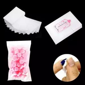 네일아트 소품 네일솜 1000pcs 육각젤와이퍼 100pcs qIE4+1iDj