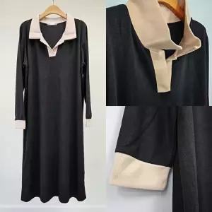 위쉬몰 BS 라이오픈배색카라원피스(S703H509) 빅사이즈 (41556151A)