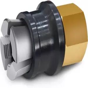 진키 오픈 플로우 에어 척 헤비 듀티 브라스 /4 FNPT 퀵 커넥트 타이어 인플터 및 압력 게이지용 핸즈프리