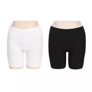 [갤러리아] G/비비안 얇고 신축성 좋은 잔골지 프리컷 여성 사각팬티 2종세트(PT7223P)