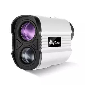 Flagfront 레인지 파인더 슬로프 골프 거리 측정기, 1100야드 골프 거리 측정기 자석, 6배 배율, 플래그 폴