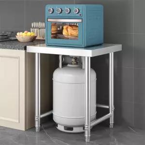 싱크대 연장 상판 업소용 작업대 40x40x80 스테인리스 정사각 가스X