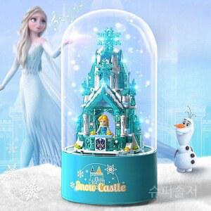 오르골 크리스탈볼 선물 스노우볼 크리스탈 크리스마스 무드등 뮤직박스