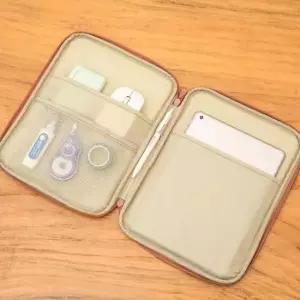 무지 버스 태블릿 파우치 LM0114 메신저백 서류 백팩 라운드 방 엘바스터 노트북 보조 캐주얼 인치 패션잡