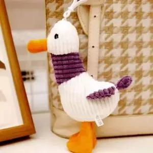 열쇠고리 오리 모양 인형 가방 장식 액세서리 데코