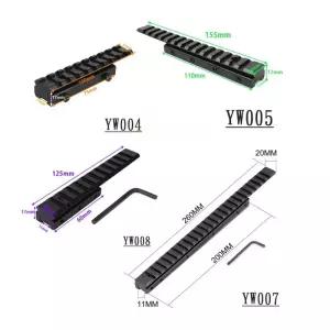 어댑터 피카티니 레일 도브테일 가이드 스코프 더브테일 헌팅