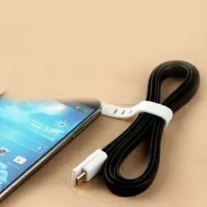 블랙1.2M견고한 케이블 충전 5핀 핸드폰 USB