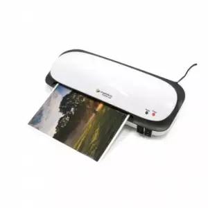 [문구/오피스] 삼은 파트너스 롤러 수동 역회전 3단 라미네이터 A4 2롤 코팅기 PHOTO-230