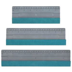 3Pcs 비닐 스퀴지 공구 대형 사이즈 자동차 창문 틴트 설치 공구 펠트 엣지 스퀴지 사인 만들기 랩 도구 벽지 스무딩 비닐 그래픽 데칼 자동차 랩 어플리케이터