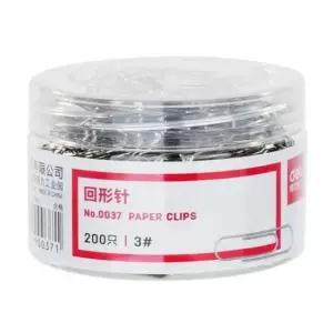 [문구/오피스] 실버 페이퍼 클립 200개입 6P 서류 행정 문서 정리