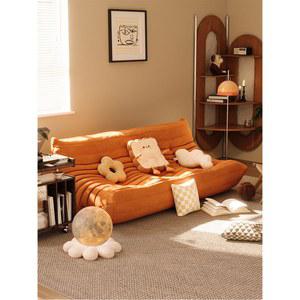 토고 소파 의자 3인용 침실 거실 가죽 원룸 캐주얼 클래식블랙 빈티지 이중좌석(130cm) 인테리어 애벌레 쇼파