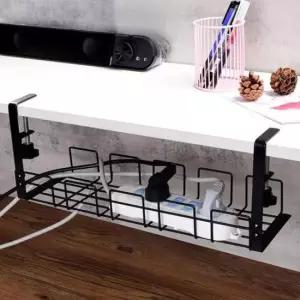 [반려] 무타공 전선정리 멀티탭 거치대 책상 선정리 거치대