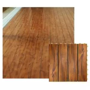 아파트 테라스 데크타일 조립식 셀프 마루 목욕탕 바닥인테리어