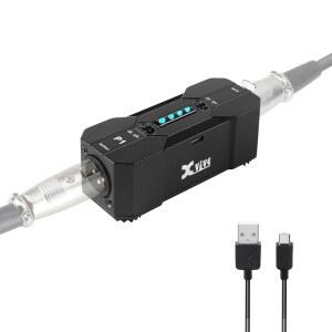 Xvive P1 팬텀 POWER LOGIC 공급 장치 48V/12V 스위치, 최대 40시간 사용, 콘덴서/샷건 마이크용 충전식 휴대용 POWER LOGIC, 마이크 프리앰프, 녹음 스튜디오