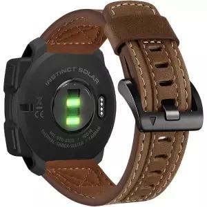 가투 가죽 밴드 호환 인스팅트/인스팅트 2 태양/인스팅트 3 45mm 시계 남녀용 최고 정품 스트랩 손목 다크