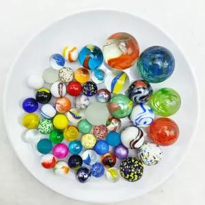 유리 구슬 어항 꾸미기 색상 50개 장식 오징어게임