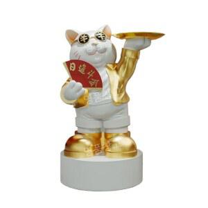 고양이캐릭터 인테리어 개업선물 인형 복고양이 손흔드는 고양이 부르는