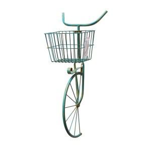 빈티지 벽장식 자전거 인테리어 꽃바구니 벽 소품