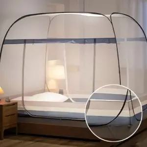 사각 침대 원터치 모기장 텐트 해충 방충망