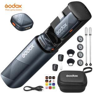 Godox Cube-S 2.4GHz 무선 마이크 시스템 완전히  시간 캡슐 디자인 블로깅 라이브 스트리밍을 위한 300M