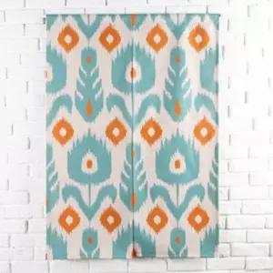 [콩심팥심]반커튼 간이커튼 ZF 예쁜커텐 (민트플라워) 가림천 가림막 공간분리