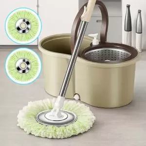 스핀 물걸레 바닥 물기제거 회전 통돌이 마대 밀대 청소기