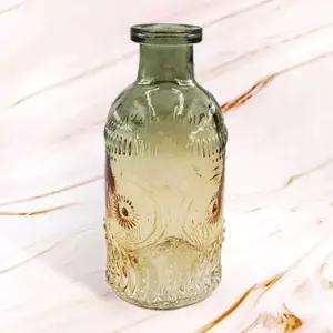 [콩심팥심]빈티지 인테리어 ZF 소품 글라스 투톤 화병 꽃병