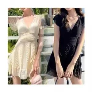 수영복 홈웨어 OPS 비키니 롱 쉬폰 하객 몸매보정 원피스 드