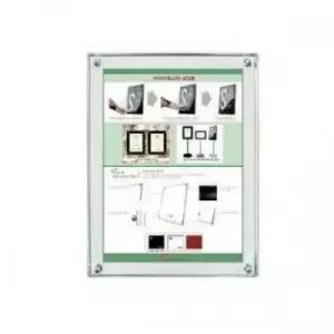 자석부착식액자 벽걸이형 백색펄판넬 고급형자석액자(AP-A3)