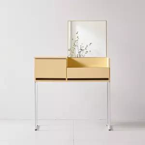 [우아미가구]라다 철다리 입식 화장대 850