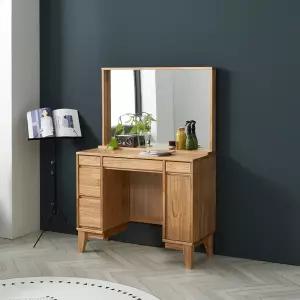 [우아미가구]베온 참죽 원목 화장대 세트