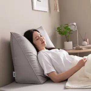 [전국무료배송] 이브 삼각 등받이쿠션 헤드쿠션(중형)