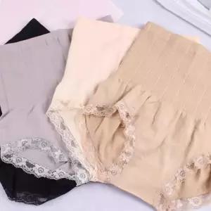 복부 레이스 보정 부드러운 팬티 하이웨이스트 촉감